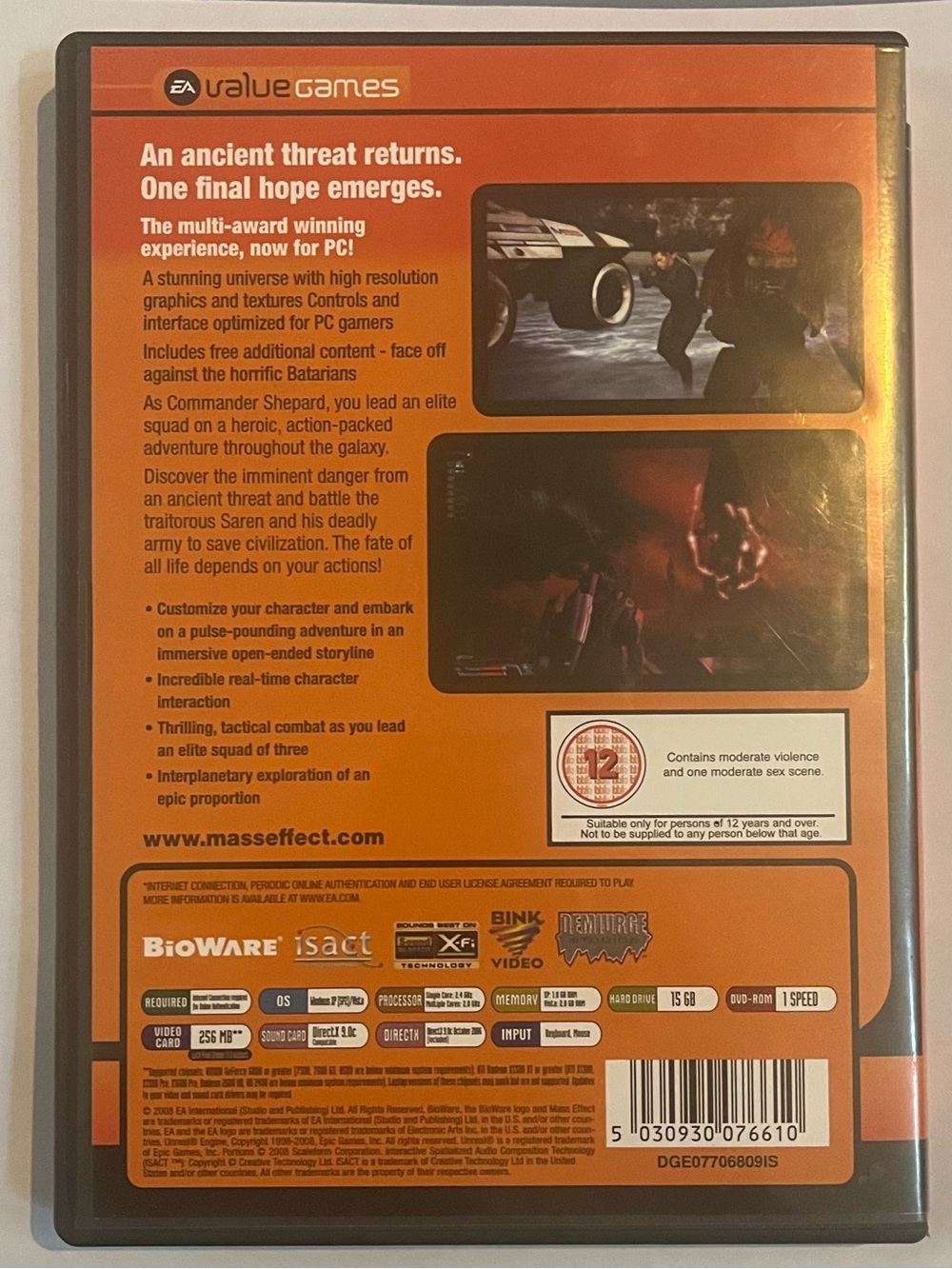 Mass Effect BioWare PC Game - Picture 2 of 3